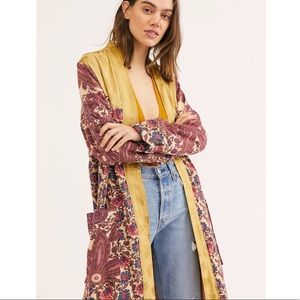 NWOT | Free People | Maggie Patched Duster Coat